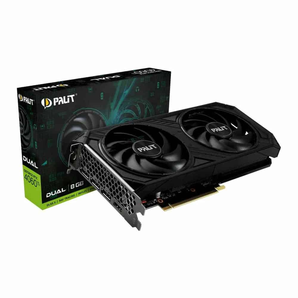 Palit NVIDIA GeForce RTX 4060 Ti DUAL 8GB Ada Lovelace Graphics Card